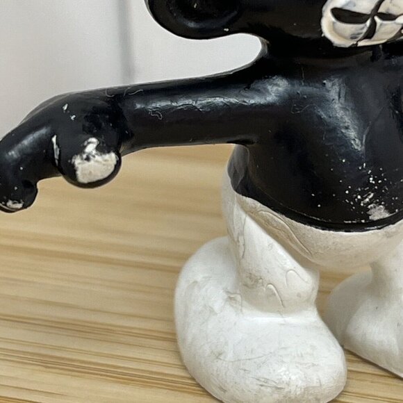 Vintage Smurfs Angry Smurf Black Teeth Figure Peyo Figurine red eye 20007 - Picture 4 of 10